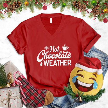 Hot Chocolate Weather V-Neck