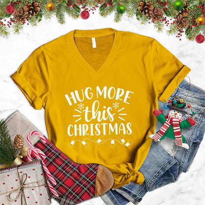 Hug More This Christmas V-Neck
