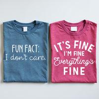 T-Shirt (Heather Raspberry+Heather Deep Teal)