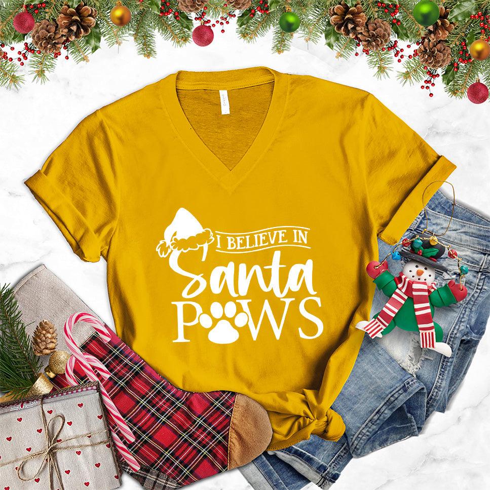I Believe In Santa Paws V-Neck