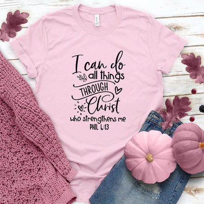 I Can Do All Things T-Shirt Pink Edition