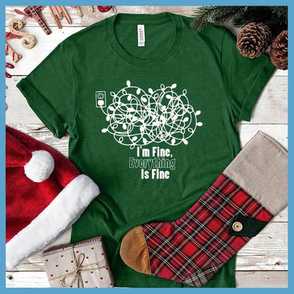 I'm Fine, Everything Is Fine Christmas Version T-Shirt