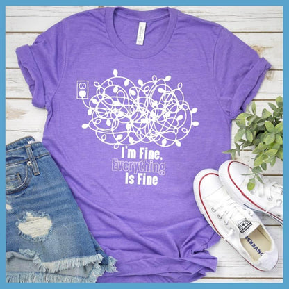 I'm Fine, Everything Is Fine Christmas Version T-Shirt