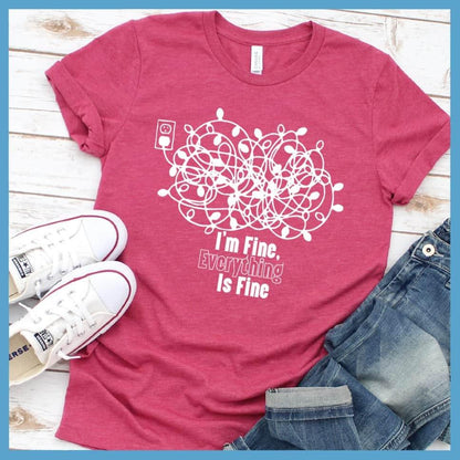 I'm Fine, Everything Is Fine Christmas Version T-Shirt