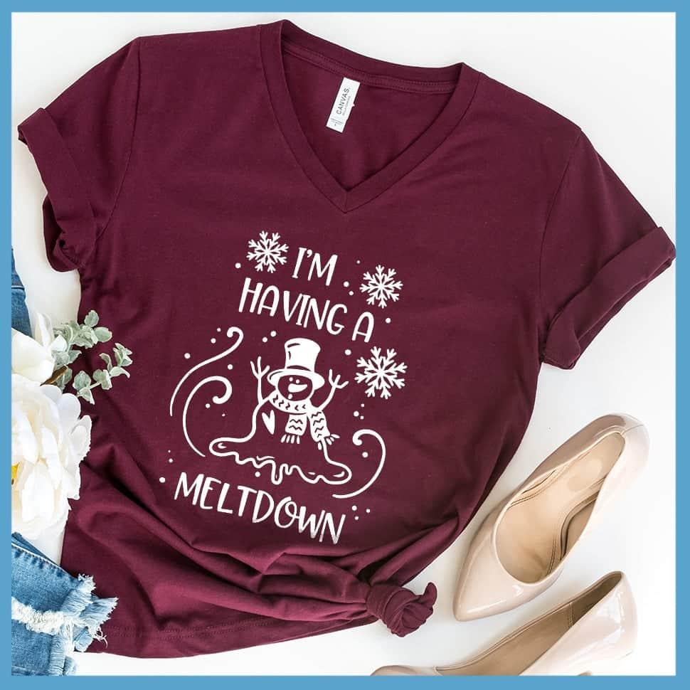I'm Having A Meltdown V-Neck