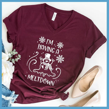 I'm Having A Meltdown V-Neck