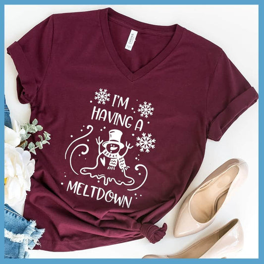 I'm Having A Meltdown V-Neck