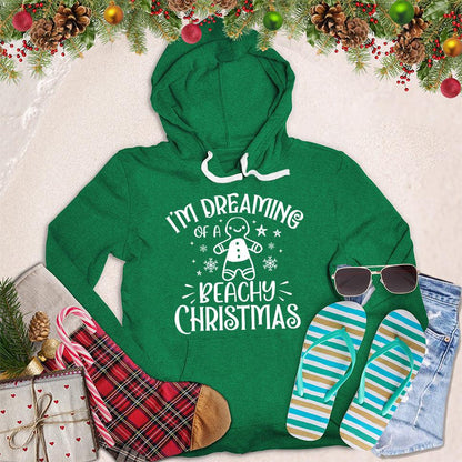 I'm Dreaming Of A Beachy Christmas Hoodie