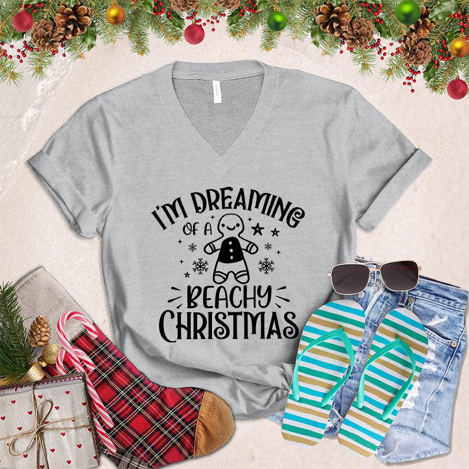 I'm Dreaming Of A Beachy Christmas V-Neck