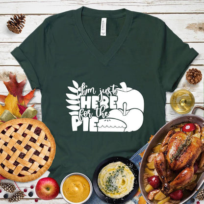 I'm Just Here For The Pie Version 3 V-Neck