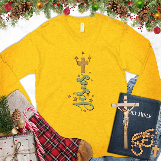 Jesus Cross Version 2 Colored Edition Long Sleeves