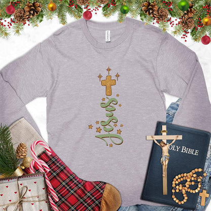 Jesus Cross Version 2 Colored Edition Long Sleeves
