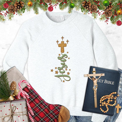 Jesus Cross Version 2 Colored Edition Sweatshirt