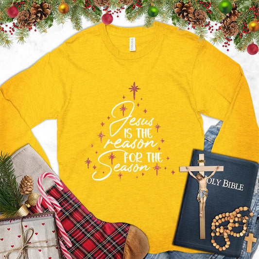 Jesus Is The Reason For The Season Colored Edition Long Sleeves