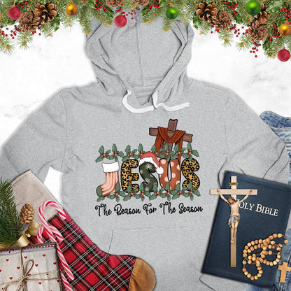 Jesus The Reason For The Season Colored Edition Hoodie