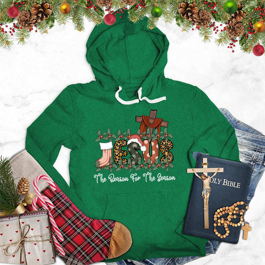 Jesus The Reason For The Season Colored Edition Hoodie