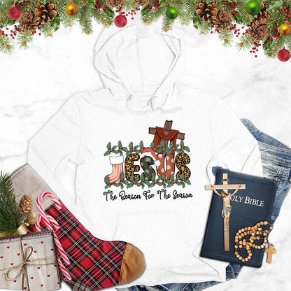 Jesus The Reason For The Season Colored Edition Hoodie
