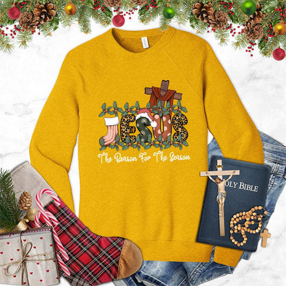 Jesus The Reason For The Season Colored Edition Sweatshirt