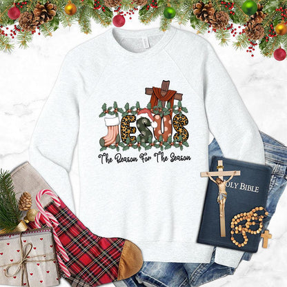 Jesus The Reason For The Season Colored Edition Sweatshirt