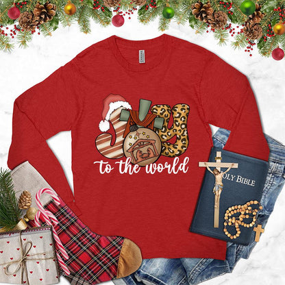 Joy To The World Version 2 Colored Edition Long Sleeves