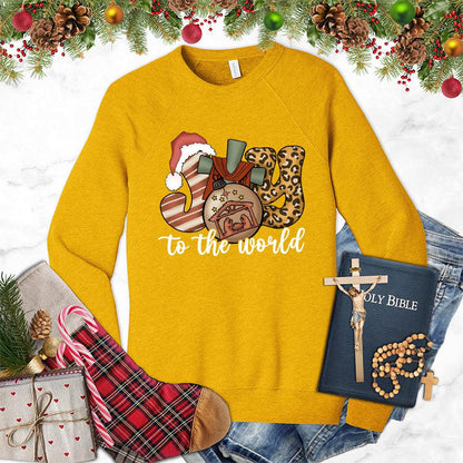 Joy To The World Version 2 Colored Edition Sweatshirt