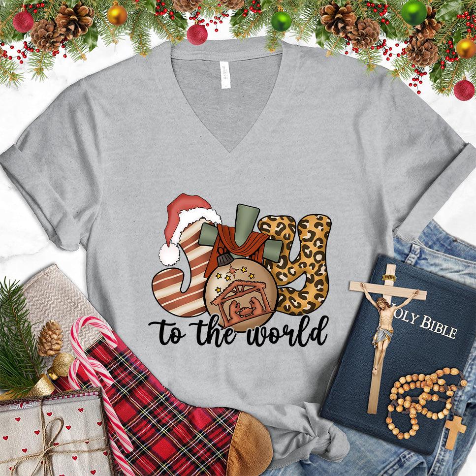 Joy To The World Version 2 Colored Edition V-Neck