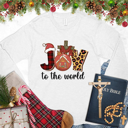 Joy To The World Version 3 Colored Edition Long Sleeves