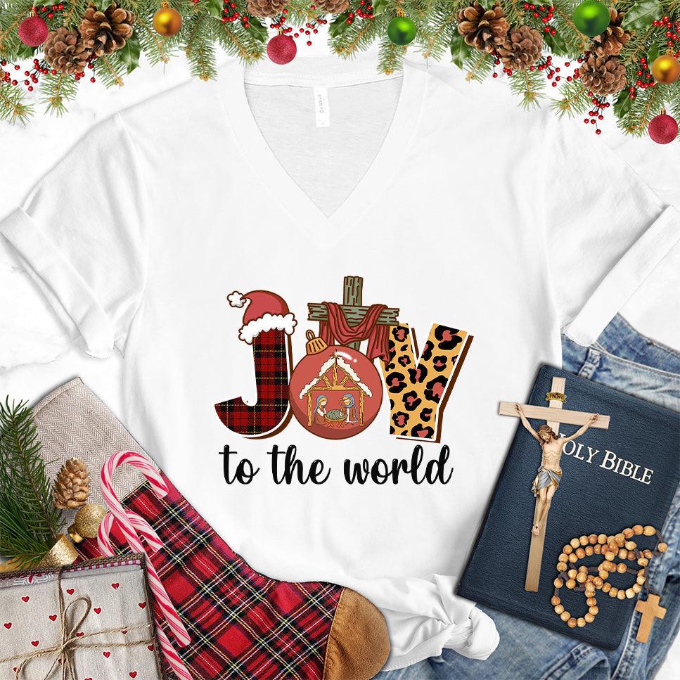 Joy To The World Version 3 Colored Edition V-Neck