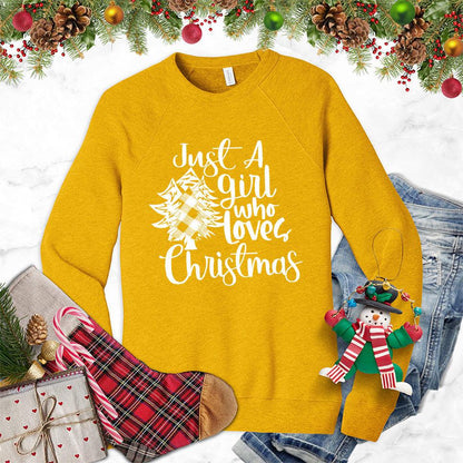 Just A Girl Who Loves Christmas Sweatshirt