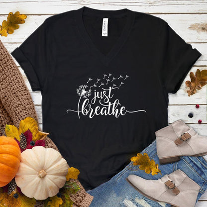 Just Breathe Slowly V-Neck