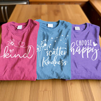 T-Shirt (Heather Deep Teal+Heather Raspberry+Heather Purple)