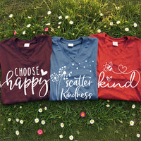 V-Neck (Heather Deep Teal+Maroon+Heather Red)