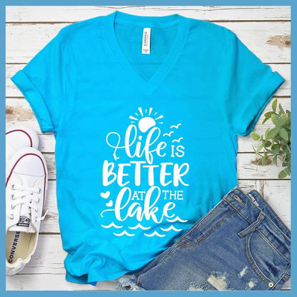 Life Is Better At The Lake V-neck