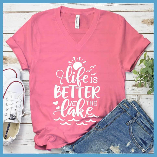 Life Is Better At The Lake V-neck