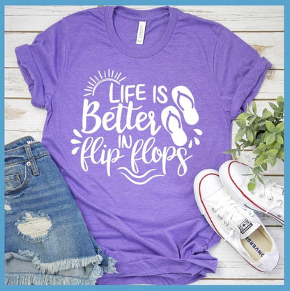 Life Is Better In Flip Flops Version 2 T-Shirt