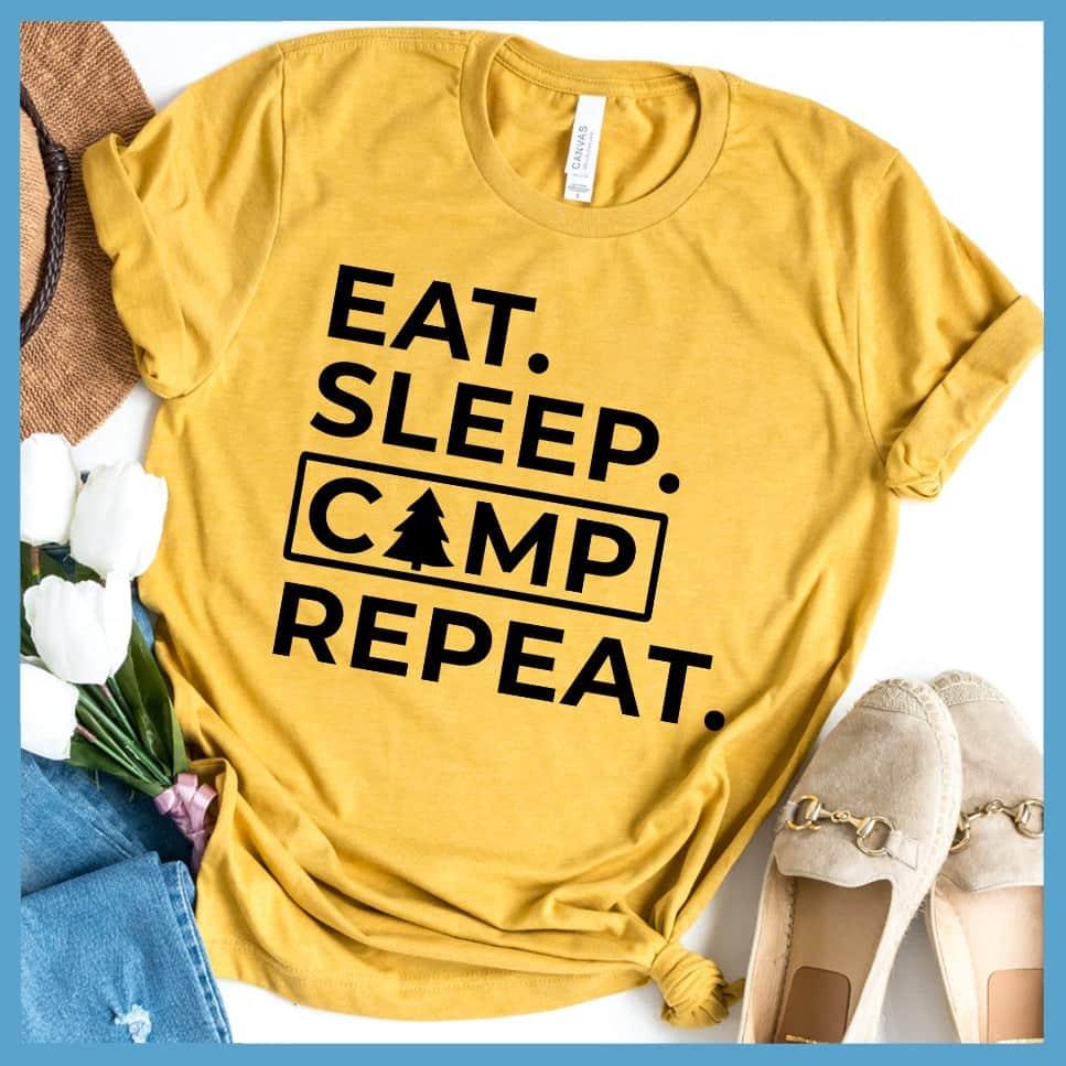 Eat Sleep Camp Repeat T-Shirt