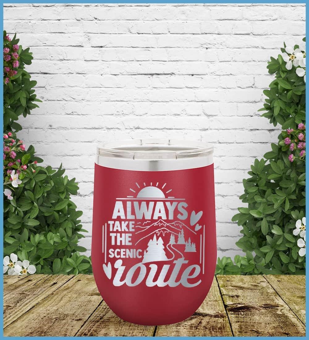 Always Take The Scenic Route Tumbler