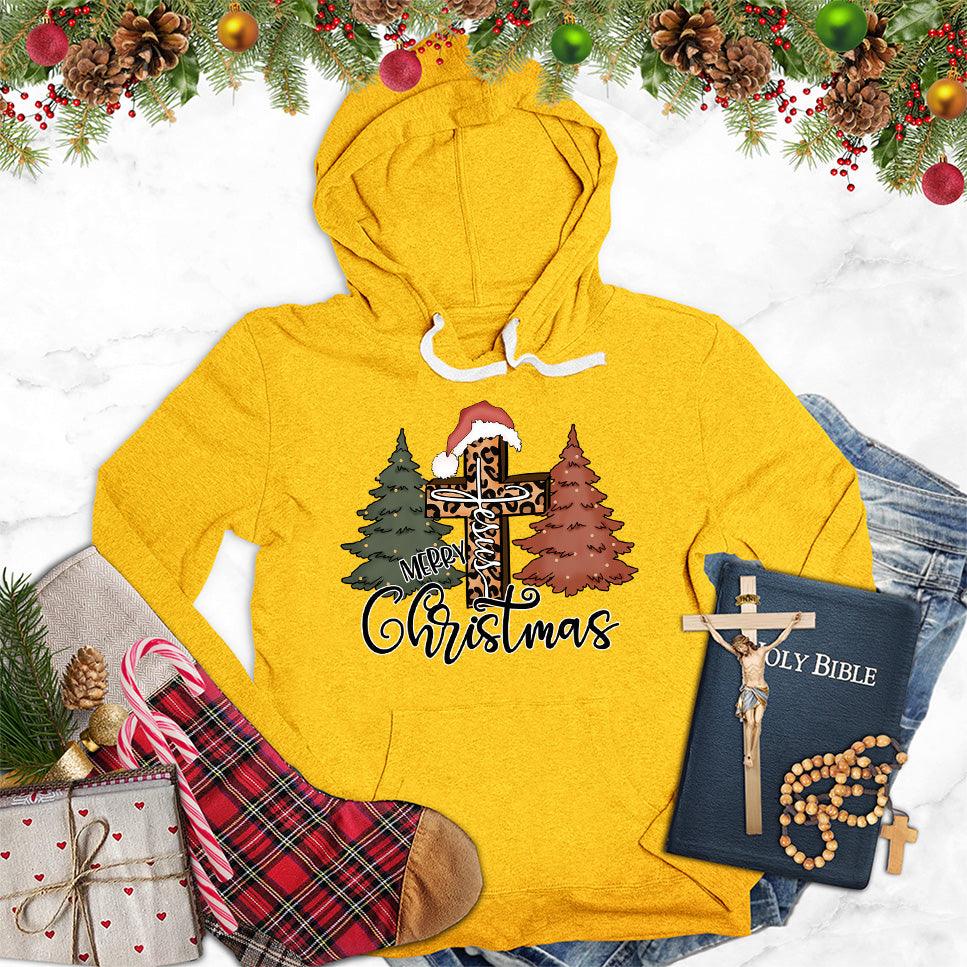 Merry Christmas Jesus Colored Edition Hoodie