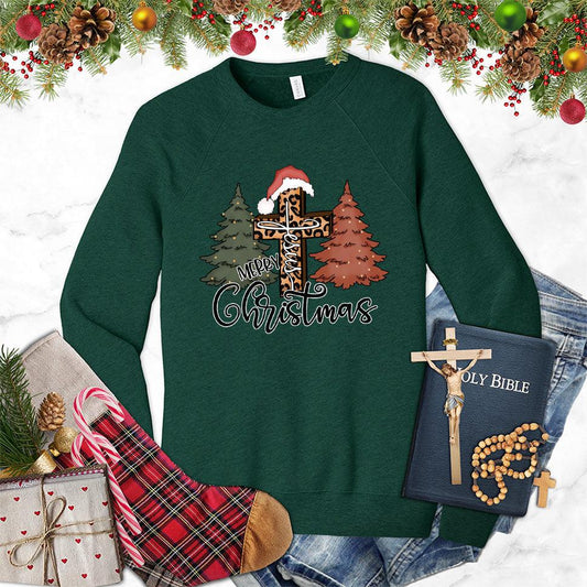 Merry Christmas Jesus Colored Edition Sweatshirt
