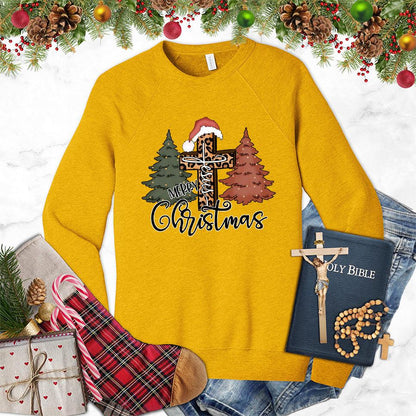 Merry Christmas Jesus Colored Edition Sweatshirt