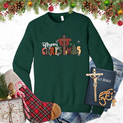 Merry Christmas Version 4 Colored Edition Sweatshirt