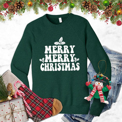 Merry Merry Christmas Version 2 Sweatshirt