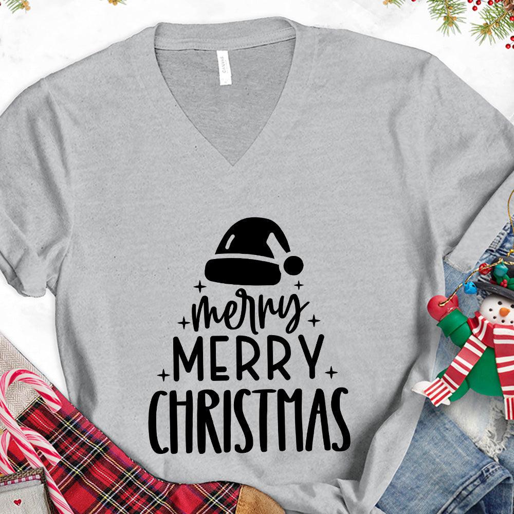 Merry Merry Christmas V-Neck