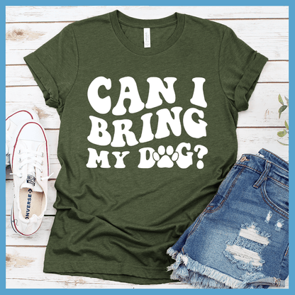 Can I Bring My Dog Retro T-Shirt