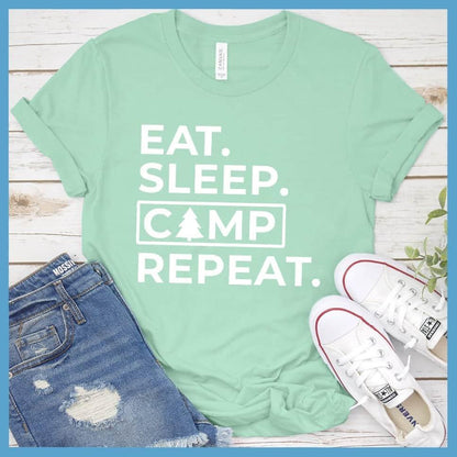 Eat Sleep Camp Repeat T-Shirt