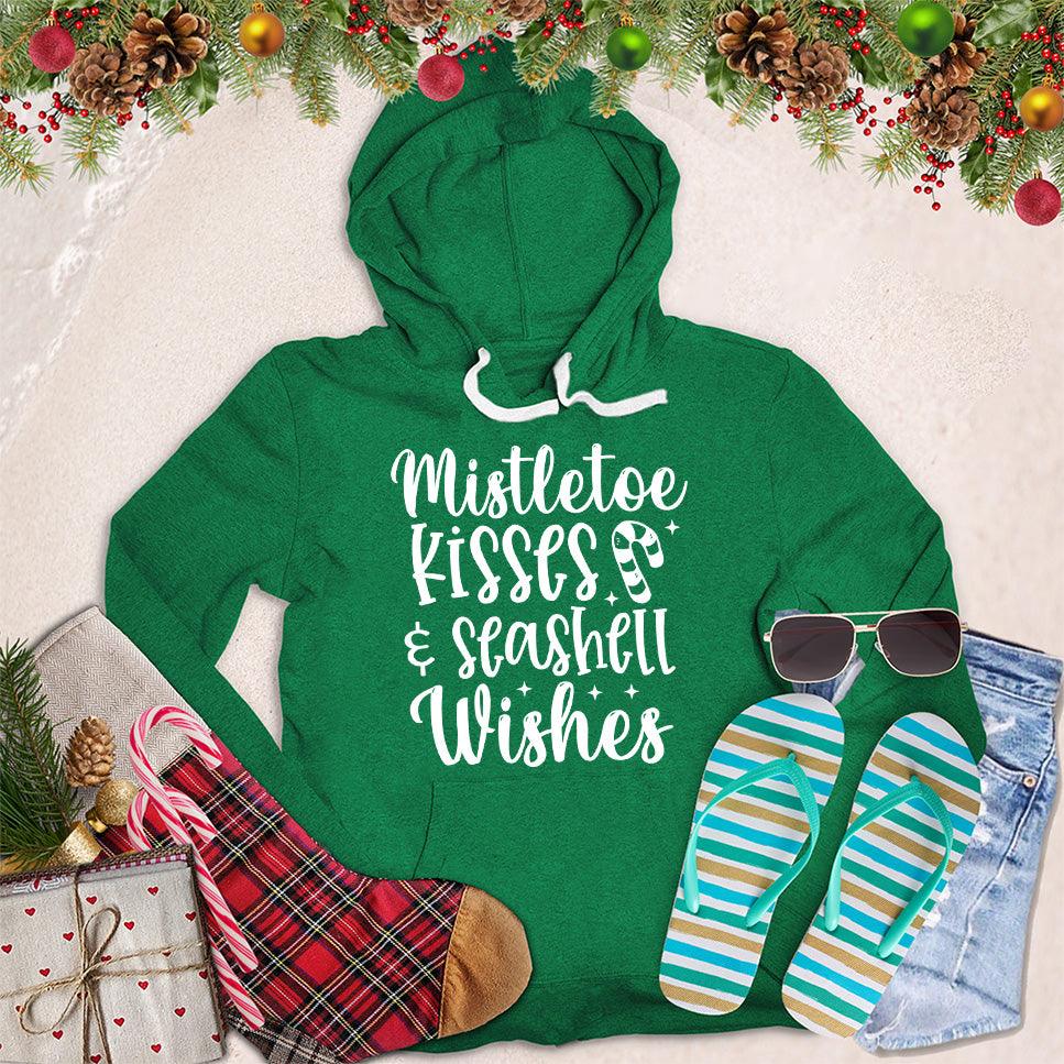 Mistletoe Kisses And Seashell Wishes Hoodie