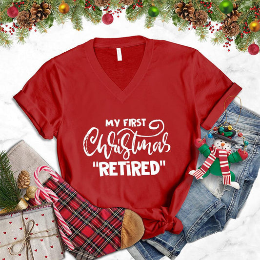 My First Christmas Retired V-Neck