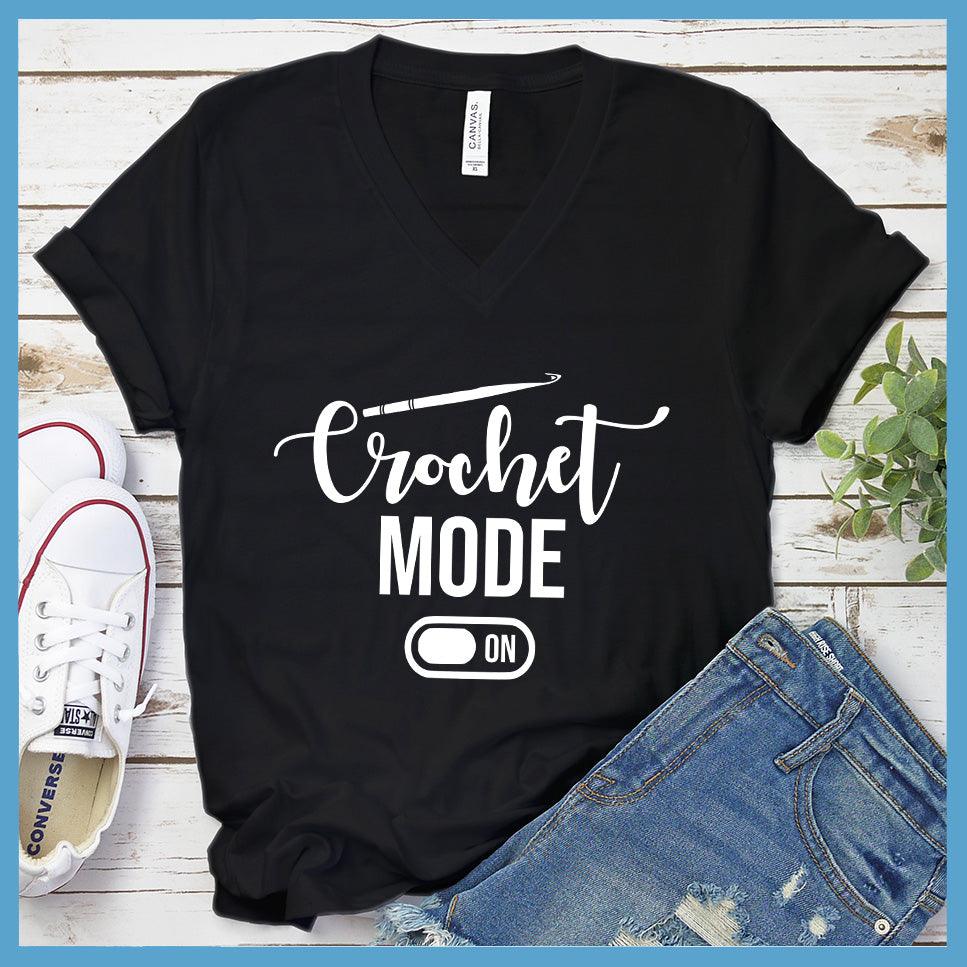 Crochet Mode On V-Neck - Accented Hook Edition