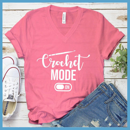 Crochet Mode On V-Neck - Accented Hook Edition