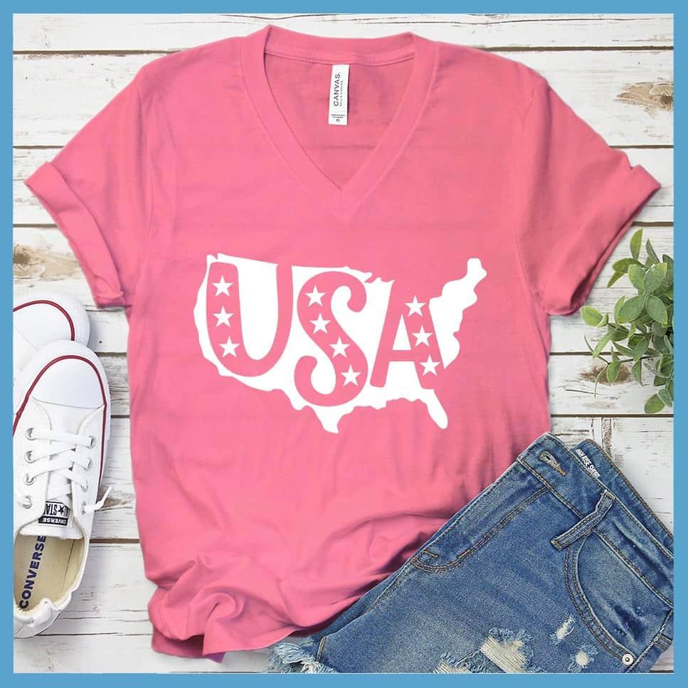 USA V-neck